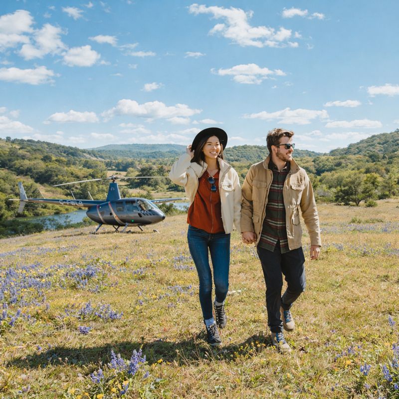 Hill Country Picnic Helicopter Tour